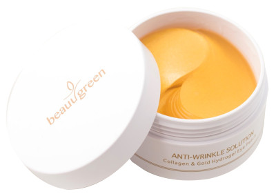 Антивікові гідрогелеві середні патчі з колагеном та колоїдним золотом Beauugreen Collagen&Gold Hydrogel Eye Patch, 60 шт