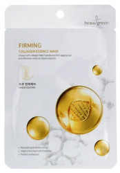 Антивікова тканинна маска на основі морського колагену Beauugreen Premium Collagen Essence Mask, 10 шт