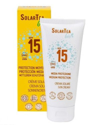 Крем солнцезащитный со средним уровнем защиты SPF 15 для лица и тела Bema Cosmetici Solar Tea Bio, 100 мл