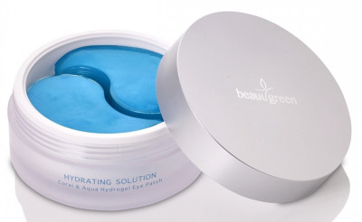 Відновлювальні гідрогелеві патчі для очей з екстрактом корала і морською водою Beauugreen Coral&Aqua Hydrogel Eye Patch (Big Type), 60 шт