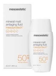 Мінеральний крем-флюїд з антивіковим ефектом Mineral Matt Antiaging Fluid SPF 50+, 50 мл