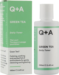 Заспокійливий тонер для обличчя Q+A Green Tea Daily Toner 100 мл