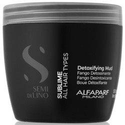 Глина-детокс для кожи головы Alfaparf Milano Semi Di Lino Sublime Detoxifying Mud 500 мл