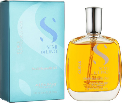 Багатофункціональна олія для кучерявого волосся Alfaparf Milano Semi Di Lino Curls Multi-Benefit Oil 100 мл