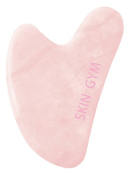 Скребок гуаша Skin Gym Rose Quartz Crystal Sculpty Heart Gua Sha