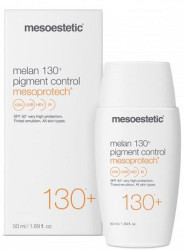 Мелан 130+ пігмент контроль (Депігментуючий крем із тоном) Mesoestetic Mesoprotech Melan 130+ pigment control spf 50+, 50 мл