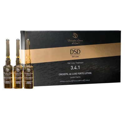 Лосьон для снижения выпадения волос 3.4.1 Divination Simone De Luxe Crexepil DeLuxe Forte Lotion, 10 X 10 мл