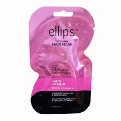 Маска для волос Ellips Hair Mask "Шелковая ночь", с про-кератиновым комплексом, 18 гр