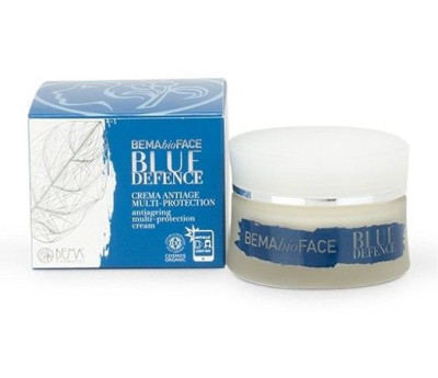 Крем для лица антивозрастной мультизащитный BLUE DEFENCE от Bema Cosmetici, 50 мл