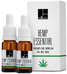 Масло-сыворотка с экстрактом каннабиса для сухой кожи Dr. Kadir Hemp Essential Oil Serum for Dry Skin, 2x10 мл