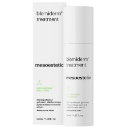 Нічний крем-гель для жирної шкіри акне Mesoestetic Blemiderm Treatment 50 мл