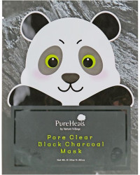 Тканинна маска для обличчя із чорним вугіллям PureHeal's Pore Clear Black Charcoal Mask, 25 гр