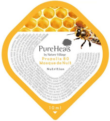 Нічна маска для обличчя з прополісом Pureheals Propolis 80 Sleeping Mask, 10 мл
