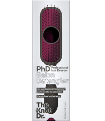 Гребінець професійний, бордовий The Knot Dr. PhD Ebony Cabernet