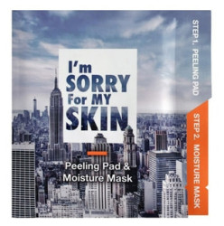 Маска для обличчя I'm sorry для моєї шкіри Peeling Pad & Moisture Mask, 7 г + 15 мл