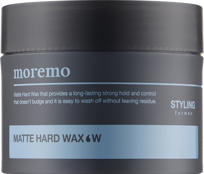 Матирующий воск сильной фиксации для мужчин Moremo Matte Hard Wax W STYLING For Men