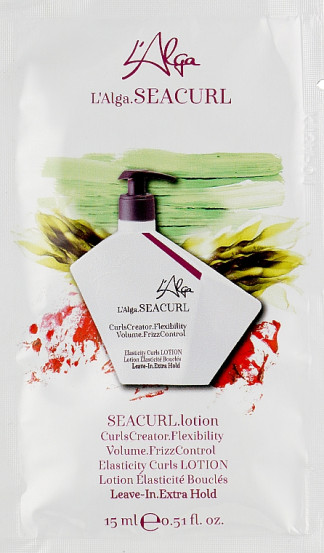 Лосьон Для Укладки Вьющихся Волос L’ALGA SEACURL LOTION, 15 мл