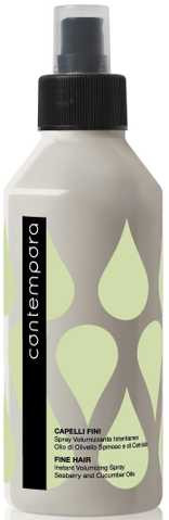 Спрей для миттєвого об'єму з маслом обліпихи та огірковою олією Contempora Fine Hair Spray 200 ml
