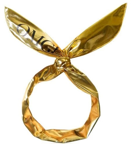 Солоха для фіксації волосся Double Dare OMG Platinum Hairband Gold
