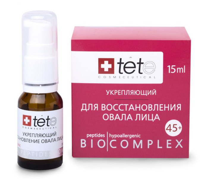 Биокомплекс для восстановления овала лица 45+ Tete Cosmeceutical, 15 мл