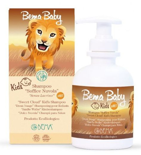 Дитячий шампунь «Ніжні хмари» Bema Cosmetici Bema Baby Kids No Tears pH7 Shampoo 250 мл