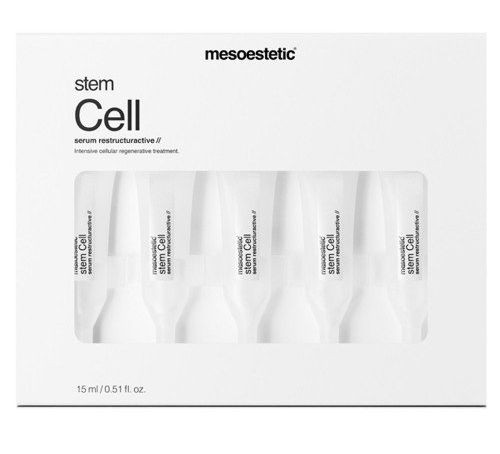 Сироватка, що ревіталізує для обличчя Mesoestetic Stem Cell Serum Restructuractive, 5x3 мл