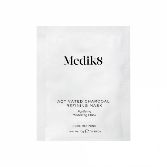 Очищувальна пора маска-плівка з вугіллям Medik8 Activated Charcoal Refining Mask, 5 саше
