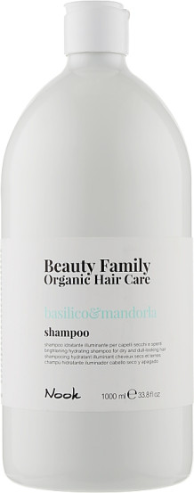 Шампунь для фарбованого та пошкодженого волосся Nook Beauty Family Organic Hair Care