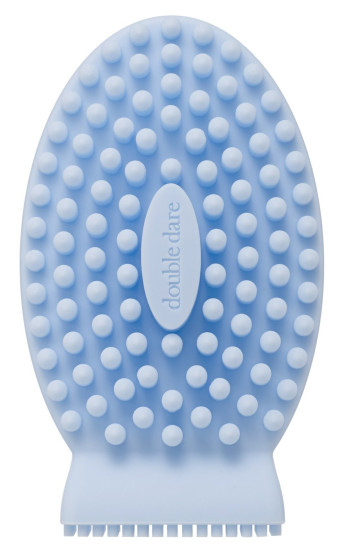 Масажна силіконова щітка для тіла Double Dare I.M. Buddy Body Pastel Blue