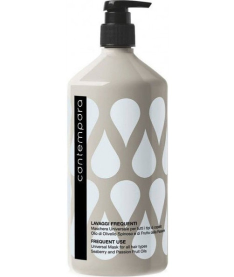 Маска для всех типов волос с маслом облепихи и маракуйи Contempora Universal Mask for all hair types Seaberry and Passion Fruit Oils