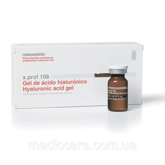 x.prof 108 Гіалуронова кислота 3,5% Mesoestetic Hyaluronic acid 1 x 5 мл