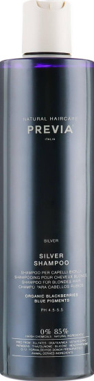 Шампунь Серебряный блеск Previa Blackberry Silver Shampoo, 250 ml