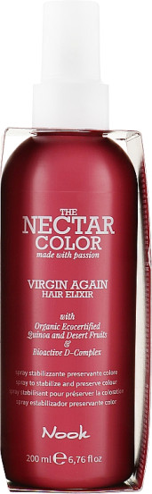 Спрей-стабилизатор цвета несмываемый Nook The Nectar Color Virgin Again Hair Elixir