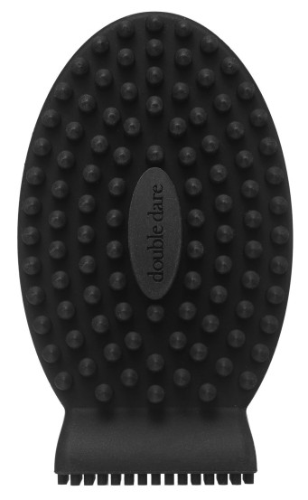 Масажна силіконова щітка для тіла Double Dare I.M. Buddy Body Black
