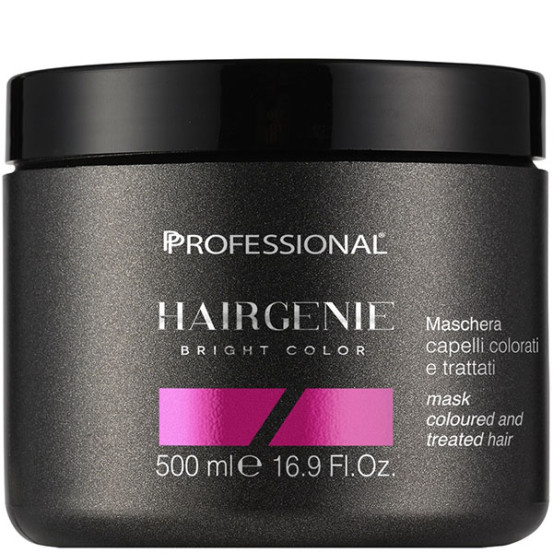 Маска для блиску фарбованого волосся Professional Hairgenie Bright Color Mask, 500мл