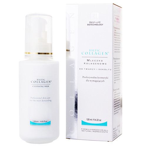 Молочко, що очищає, з перлами і вітаміном F Baltic Collagen, 120 мл