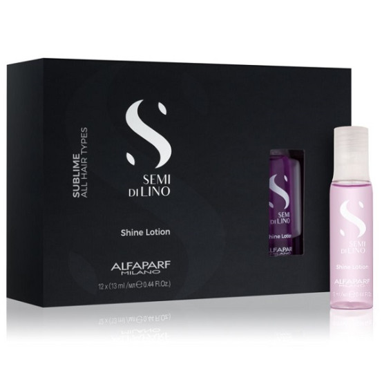 Лосьйон в ампулах для блиску волосся Alfaparf Milano Semi Di Lino Illuminating Shine Lotion 12шт (13мол)