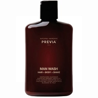 Ванна для волосся і тіла Previa Man Wash Hair Body Shave