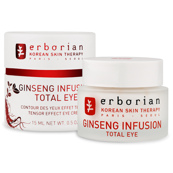 Крем для шкіри, що відновлює, навколо очей Erborian Ginseng Infusion Total Eye Cream, 15 ml