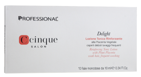 Лосьйон тонізуючий для ослабленого волосся Professional C Cinque Delight Reinforcing Tonic Lotion, 10Х10 мл
