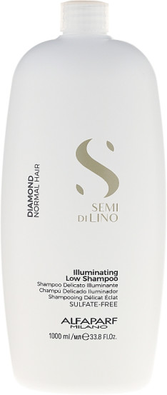 Шампунь із мікрокристалами Alfaparf Milano Semi Di Lino Diamond Illuminating Low Shampoo