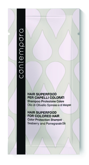 Шампунь для сохранения цвета с маслом облепихи и граната Contempora Color Protection Shampoo Seaberry and Pomegranate Oils