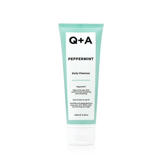 Очищающий Гель для Лица с Мятой Q+A Peppermint Daily Cleanser 125 мл