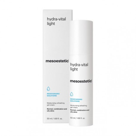 Освіжаючий та відновлюючий зволожуючий гель-крем MESOESTETIC HYDRA-VITAL LIGHT 50 ml