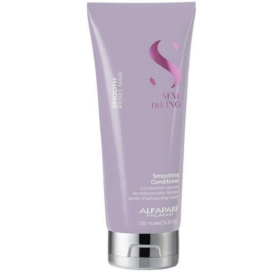 Кондиціонер для неслухняного волосся Alfaparf Semi Di Lino Smoothing Conditioner, 200 ml