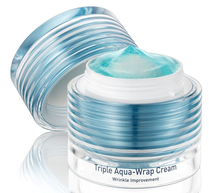 Зволожуючий тонізуючий крем для шкіри обличчя The Oozoo Triple Aqua Wrap Cream, 50 мл