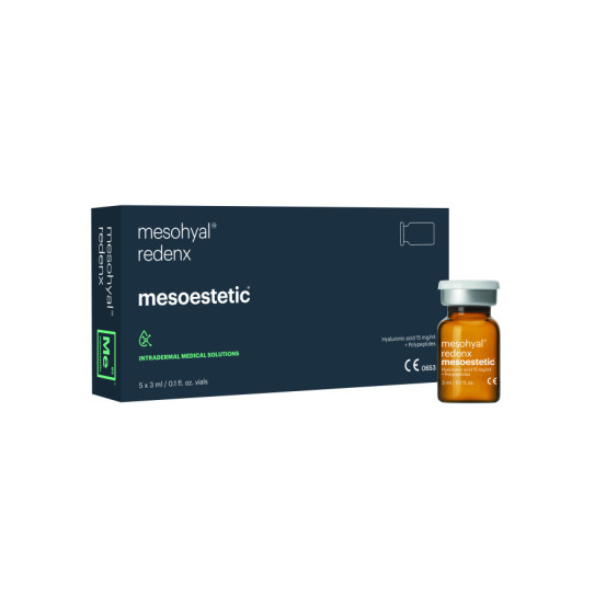 Мезогиал Реденкс пептидний бустер + гіалуронова к-та 15 мг/мл (флакон) Mesoestetic mesoheal Redenx 1 x 3 мл