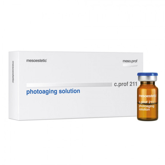 с.prof 211 Коктейль для лечения фотостарения Mesoestetic Рhotoaging solution 1 x 5 мл
