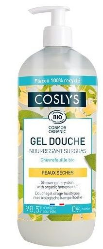 Гель для душа с органической жимолостью для сухой кожи Coslys, 1000 мл