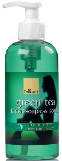 Гель для очищення "Зелений чай" Dr. Kadir Green Tea-Soapless Soap pump, 330 мл